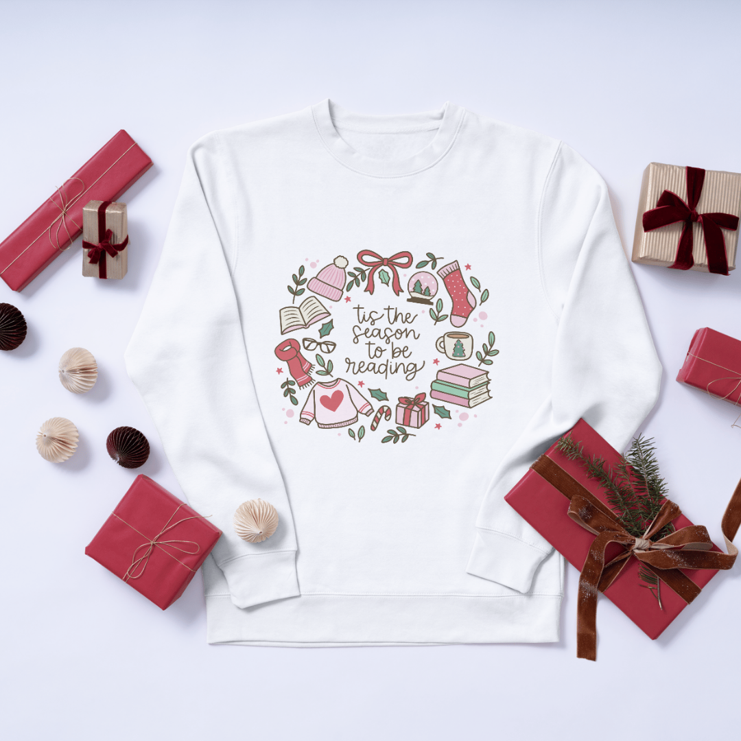 Tis the Season to be Reading Crewneck | December Exclusive