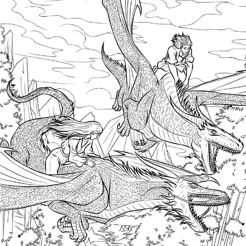 Romantasy Coloring Book Daniela Liberona