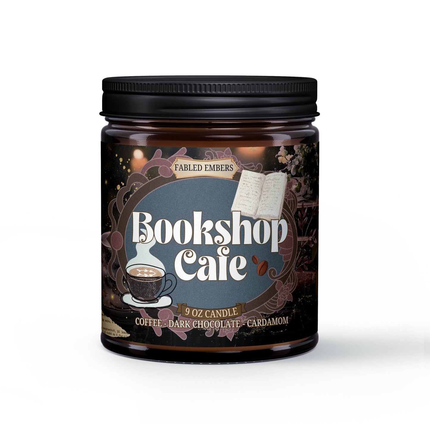 Bookshop Cafe Candle