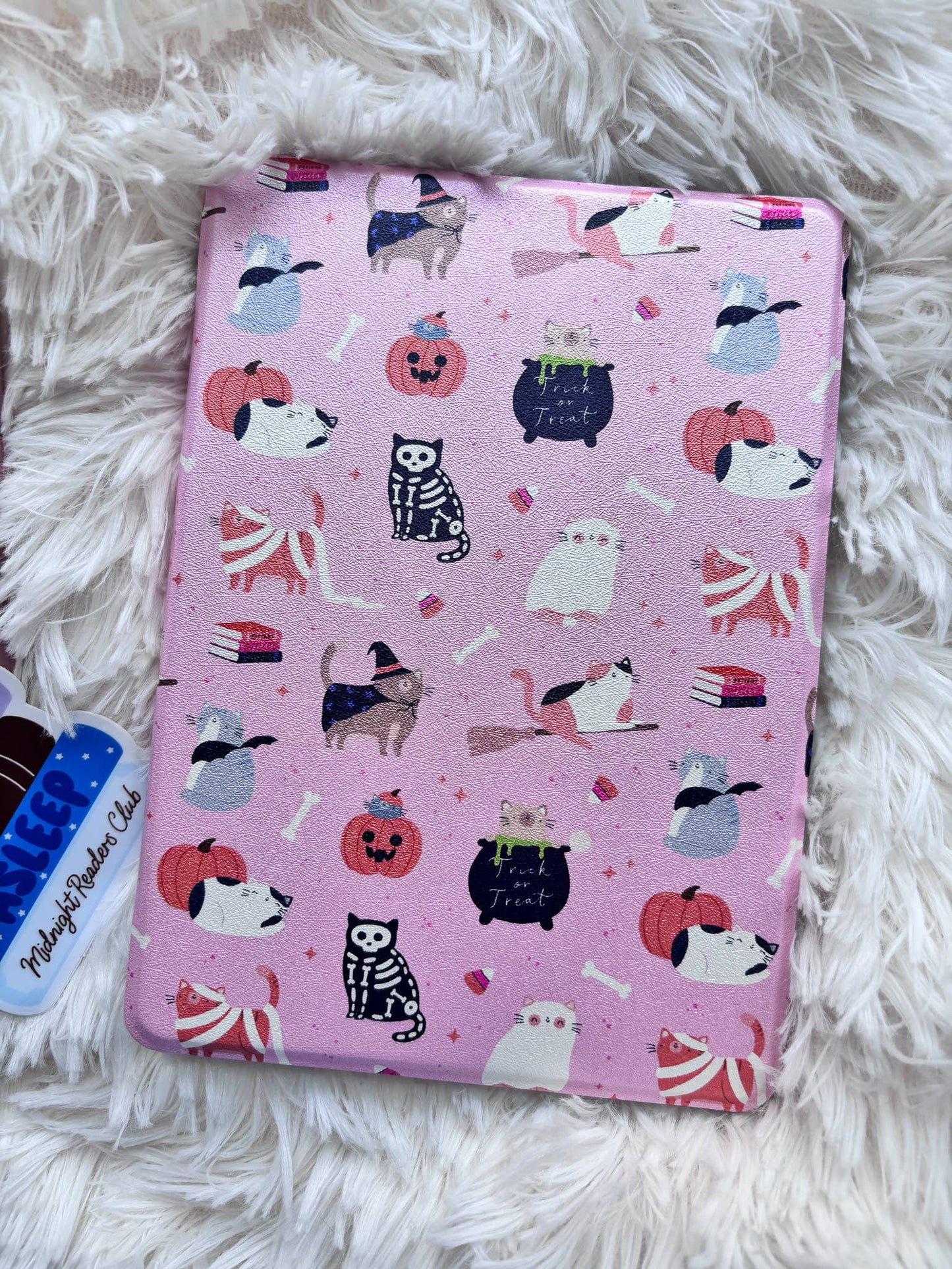 OOPS - Halloween Cats Clear Back and Handstrap Case