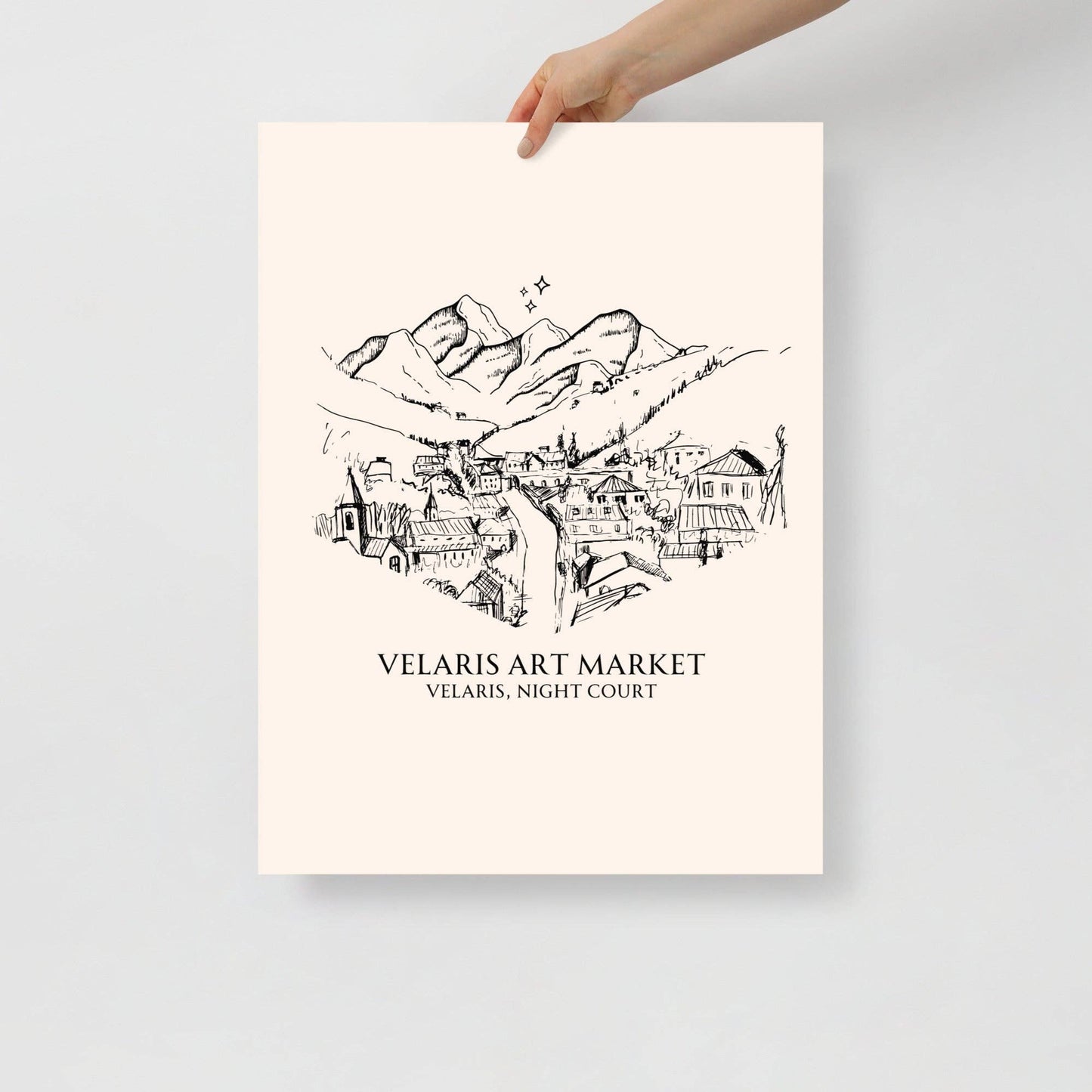 ACOTAR Velaris Art Market Art Print