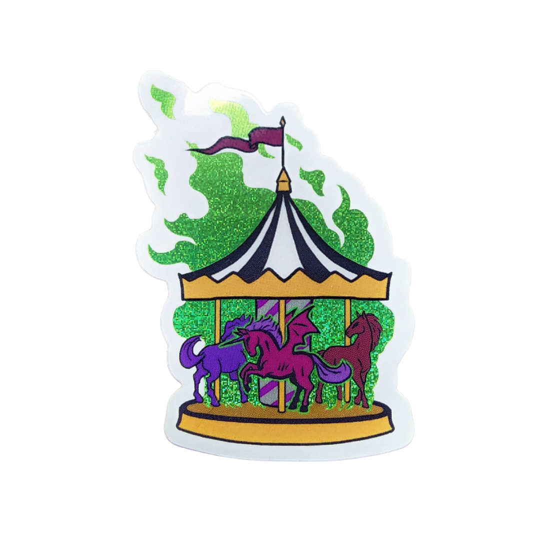 Demon Carousel Sinner's Sideshow Holo Sticker