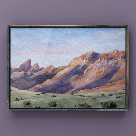 Organ Mountains Sunrise Fine Art Print, New Mexico