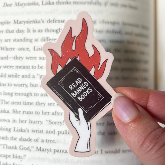 Read Banned Books Sticker