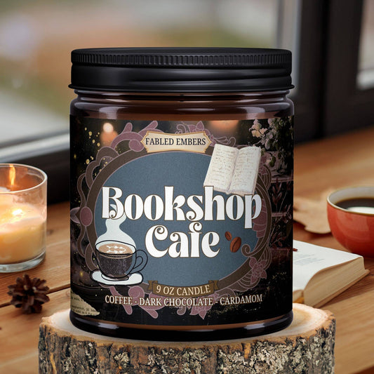 Bookshop Cafe Candle