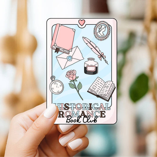 Historical Romance Book Club Tarot Sticker