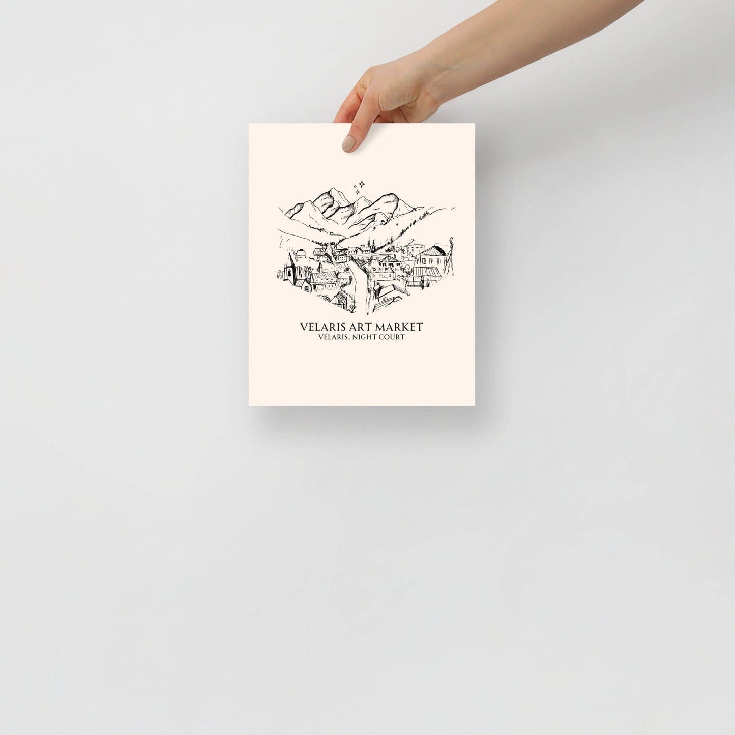 ACOTAR Velaris Art Market Art Print