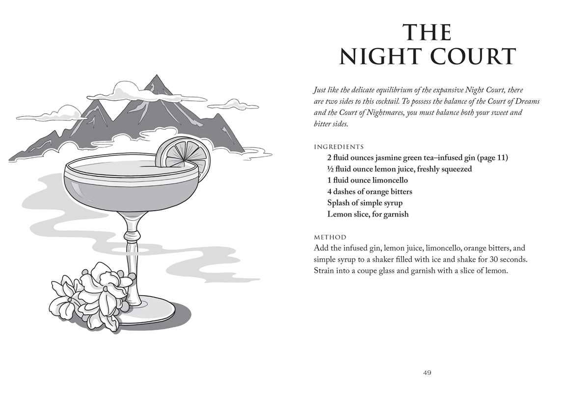 The Unofficial A Court of Thorns and Roses Cocktail Book