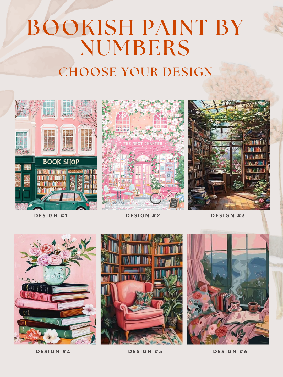 Bookish Paint by Numbers