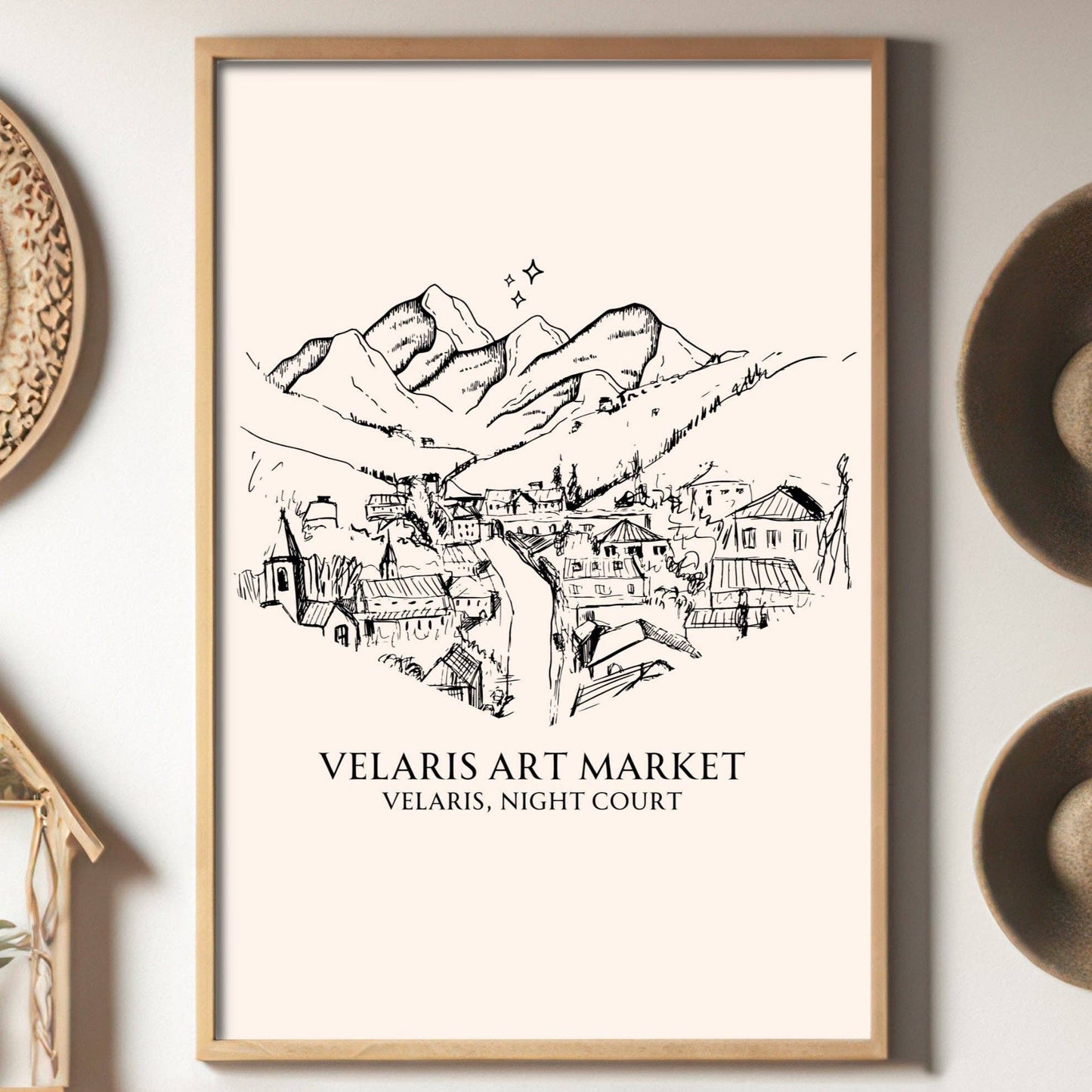 ACOTAR Velaris Art Market Art Print