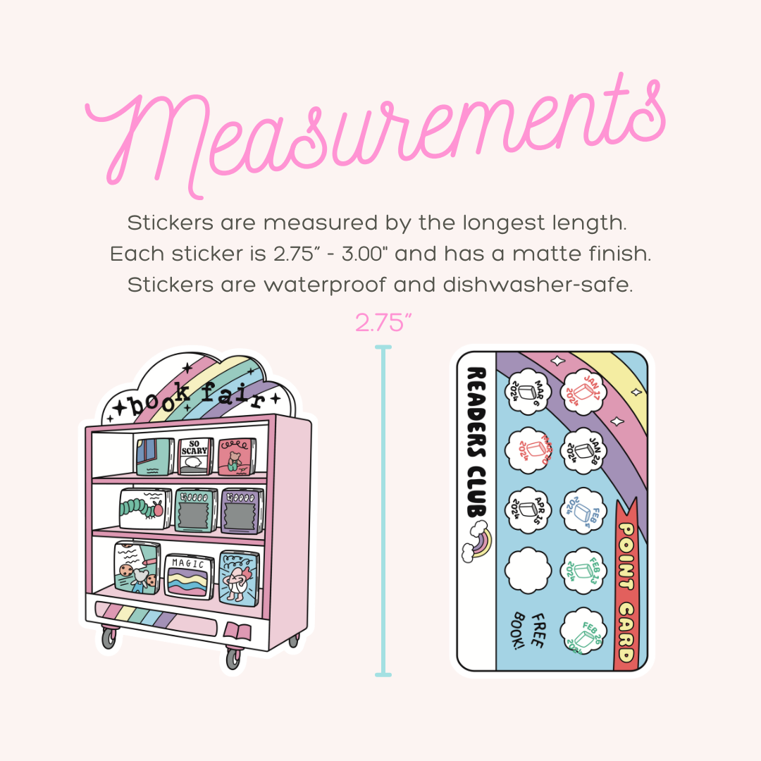 Bookish Prescription Sticker