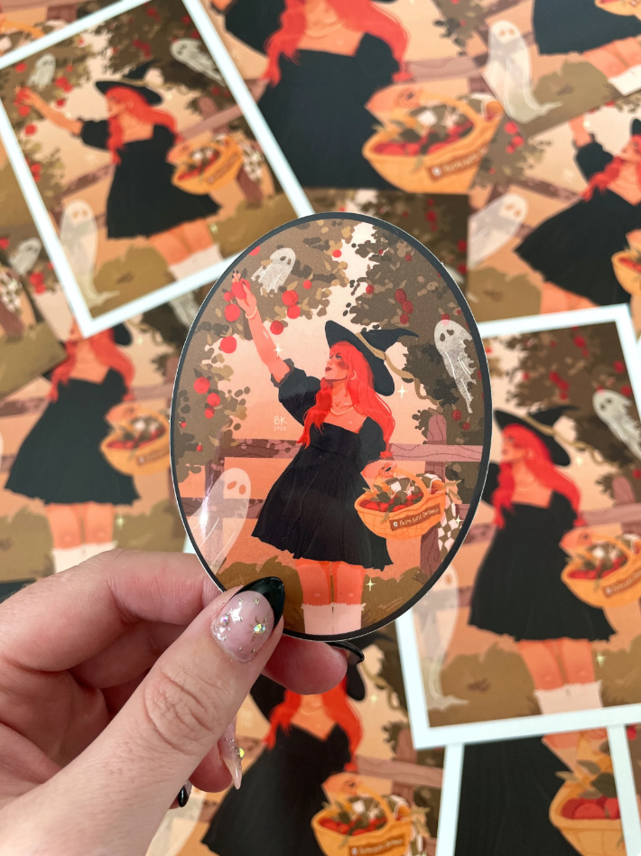 Poison Apple Picking Sticker