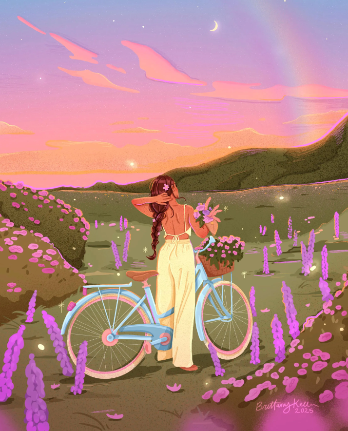 Rainbow Fields Print