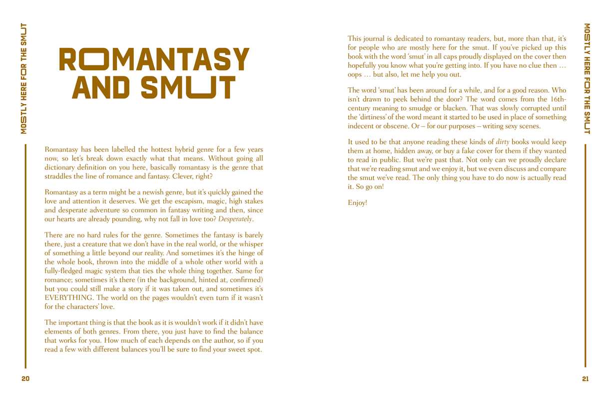A Reading Journal: Mostly Here for the Smut