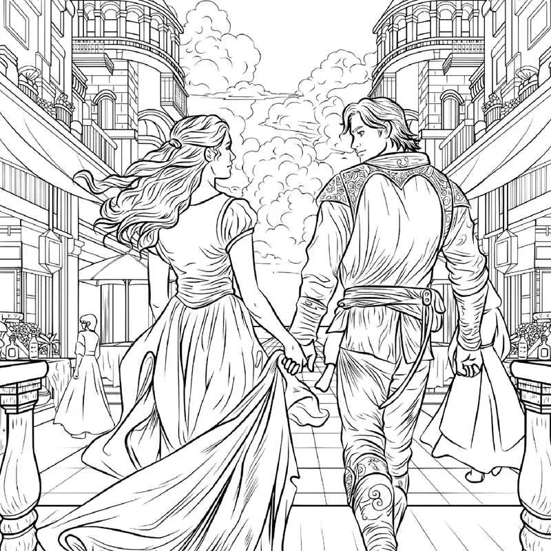 Romantasy Coloring Book Daniela Liberona