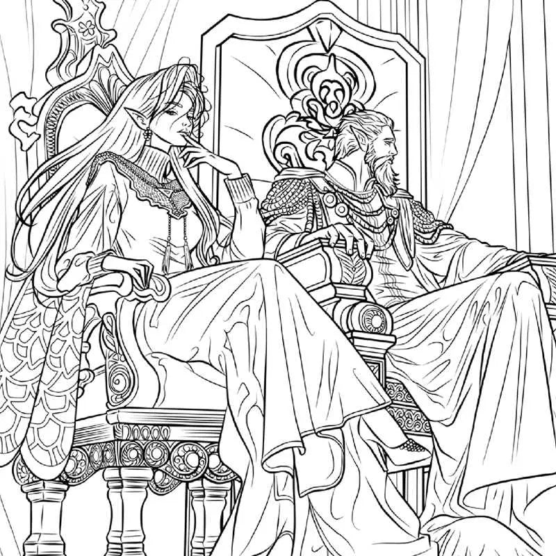 Romantasy Coloring Book Daniela Liberona