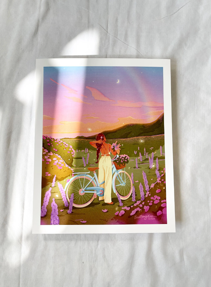 Rainbow Fields Print
