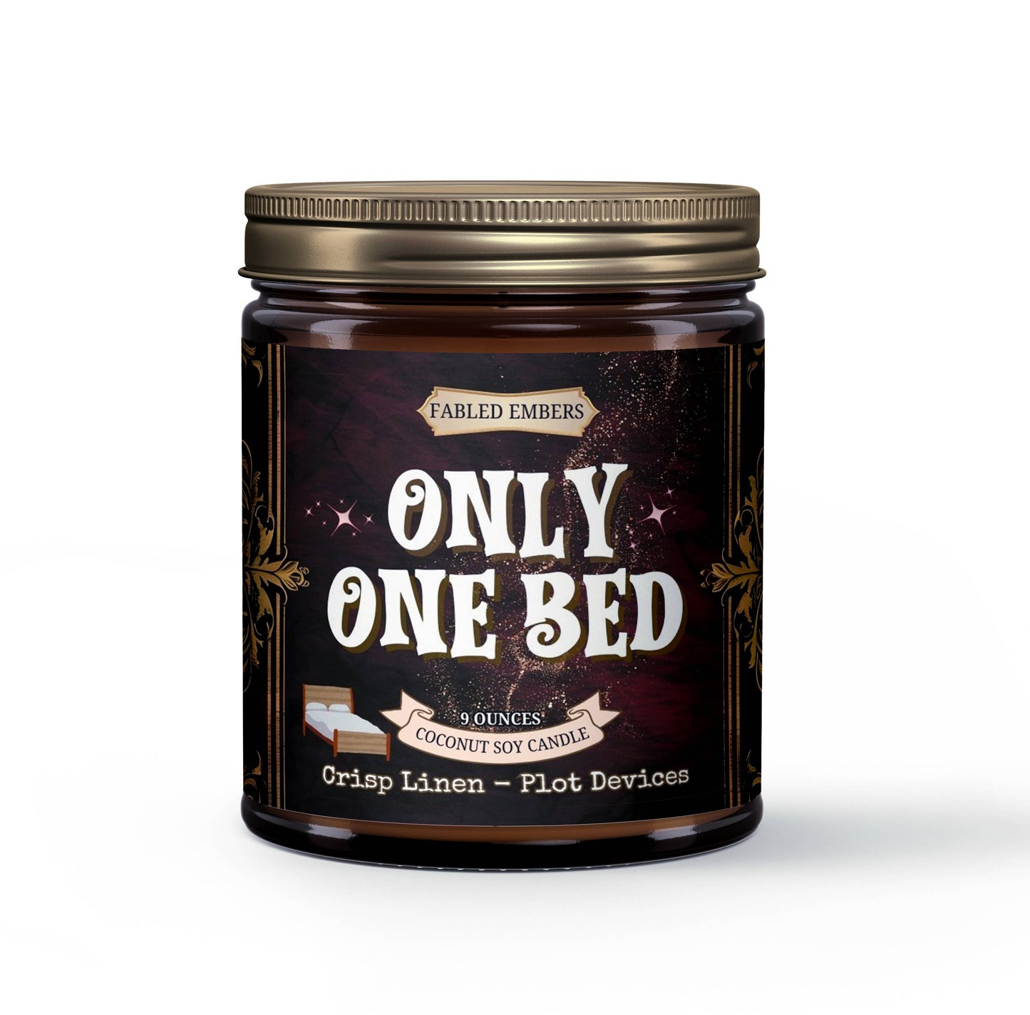 Only One Bed Book Trope Candle