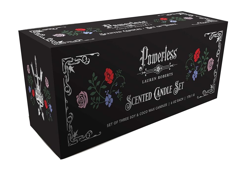 Lauren Roberts: Powerless Trilogy Scented Glass Candle Set (Set of 3) cover image
