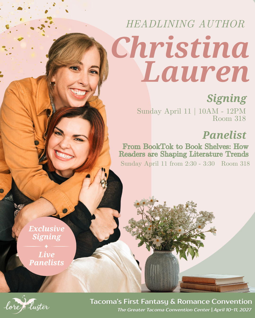 Lore and Luster 2027: Christina Lauren Signing