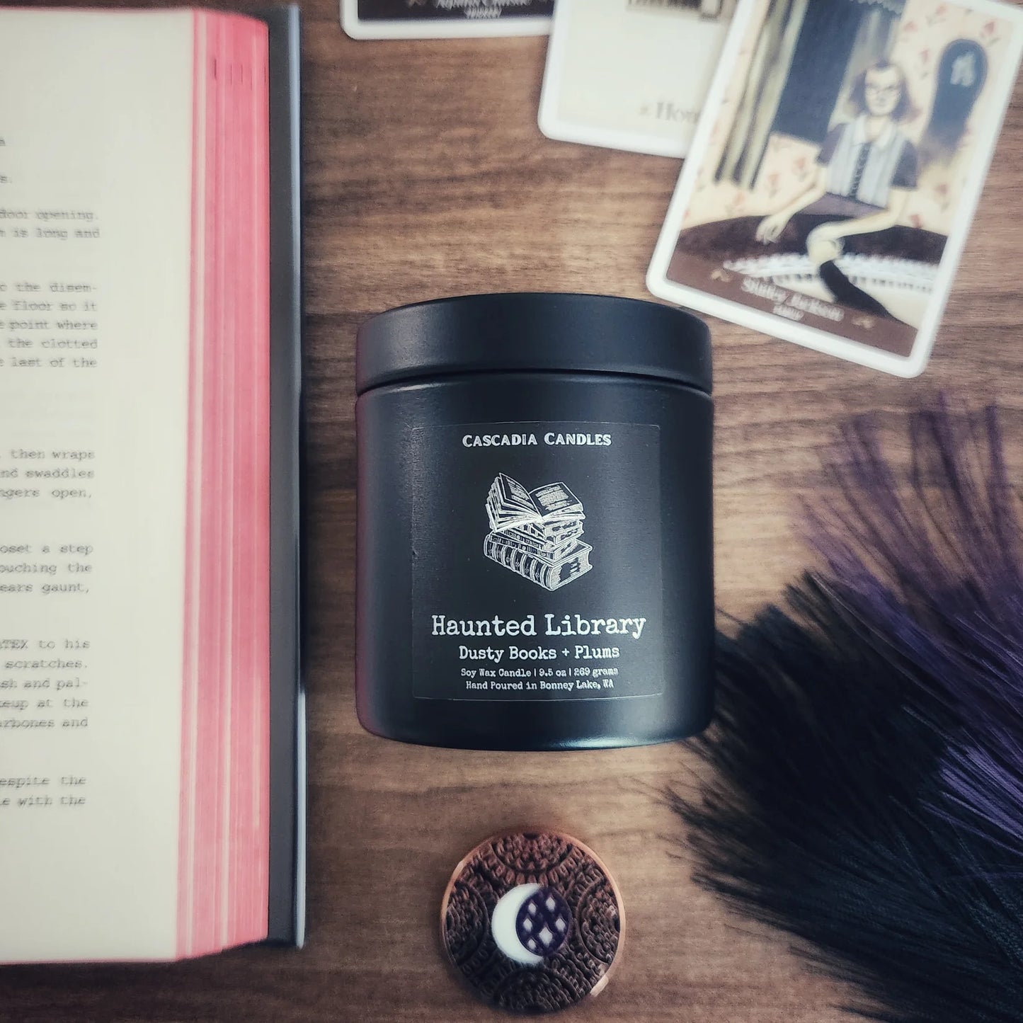Haunted Library Candle