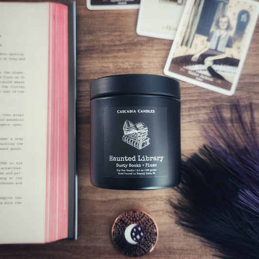 Haunted Library Candle