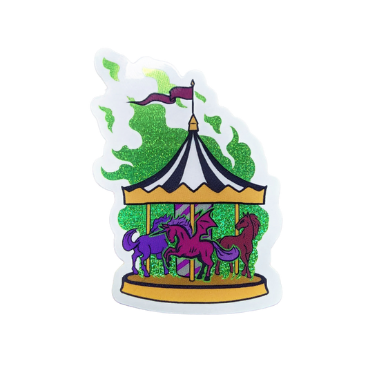 Demon Carousel Sinner's Sideshow Holo Sticker