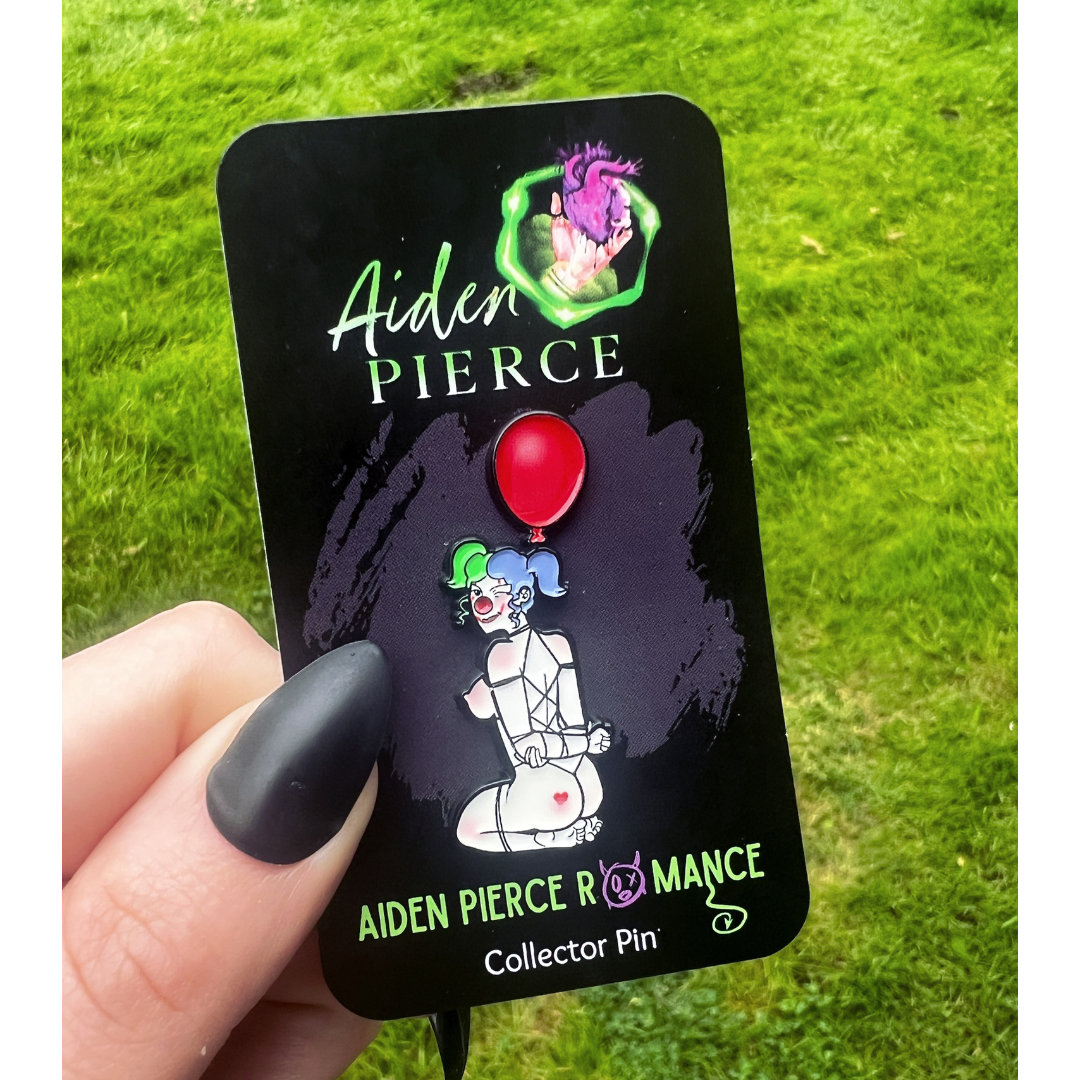 Riff's Clown Shibari Tattoo Pin from Sinner's Sideshow