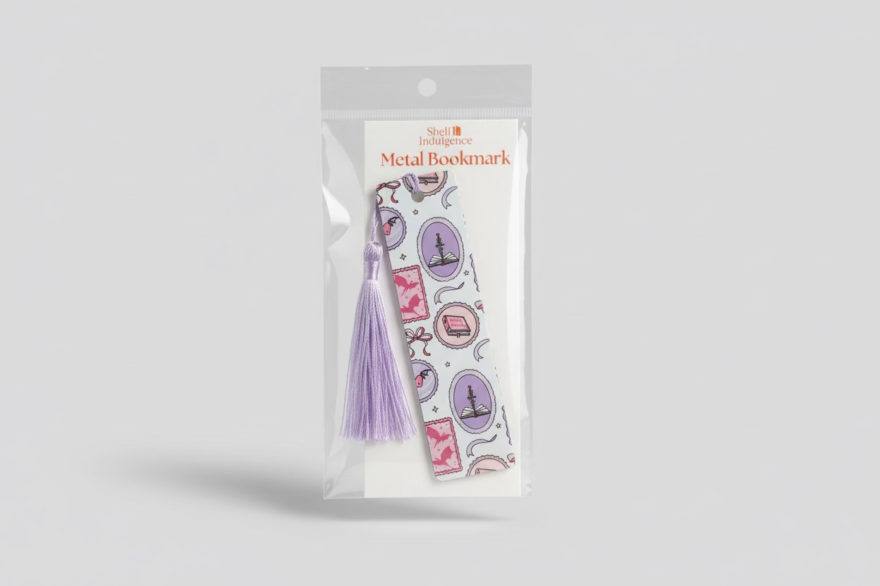 Romantasy Stamp Metal Bookmark