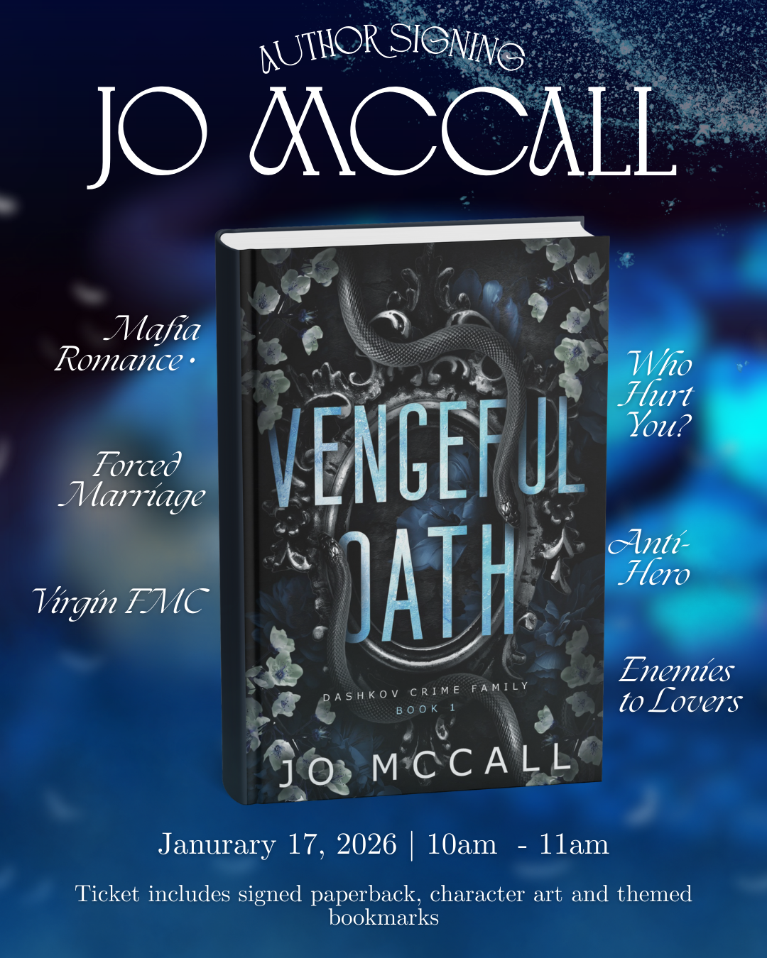 Jo McCall Vengeful Oath Signing | 1/17/2026