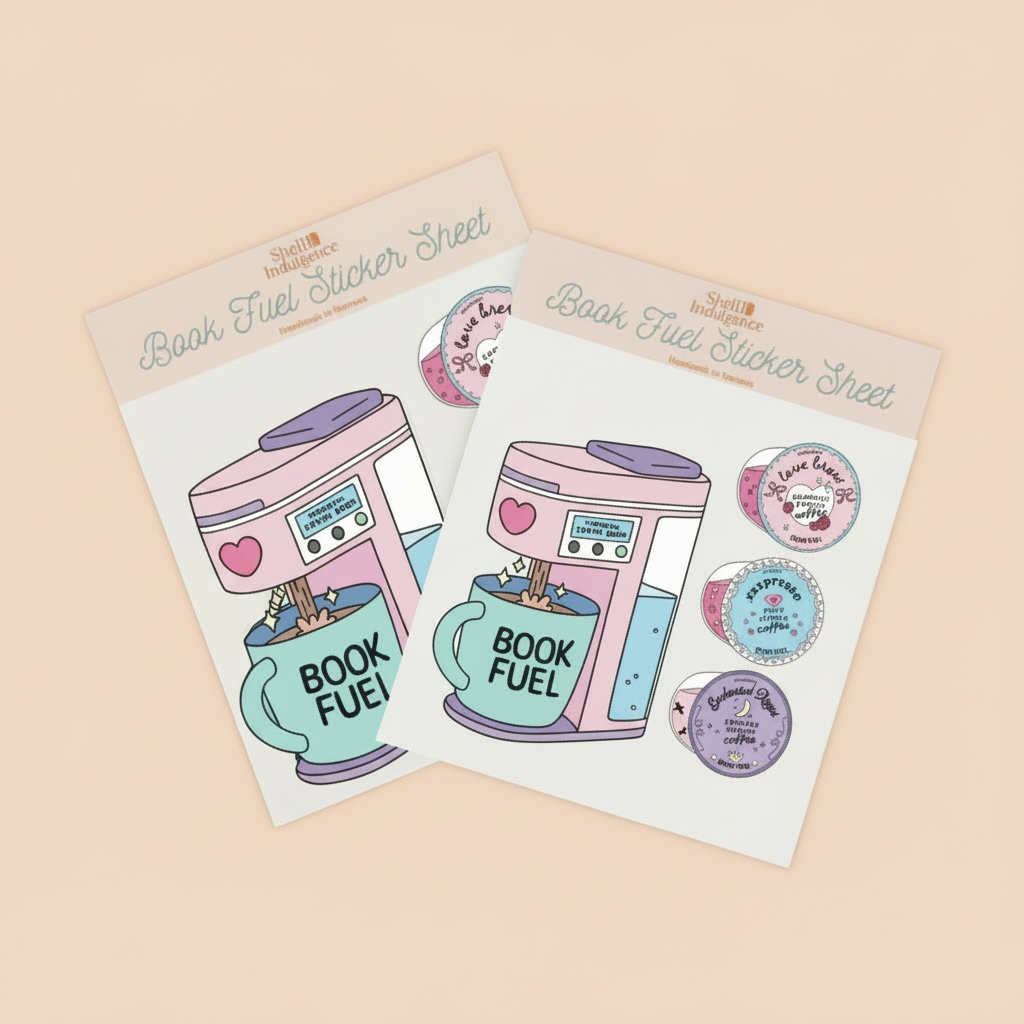Book Fuel Sticker Sheet