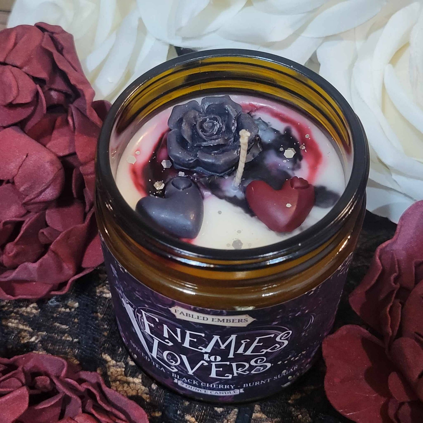 Enemies to Lovers Bookish Candle Coconut Soy