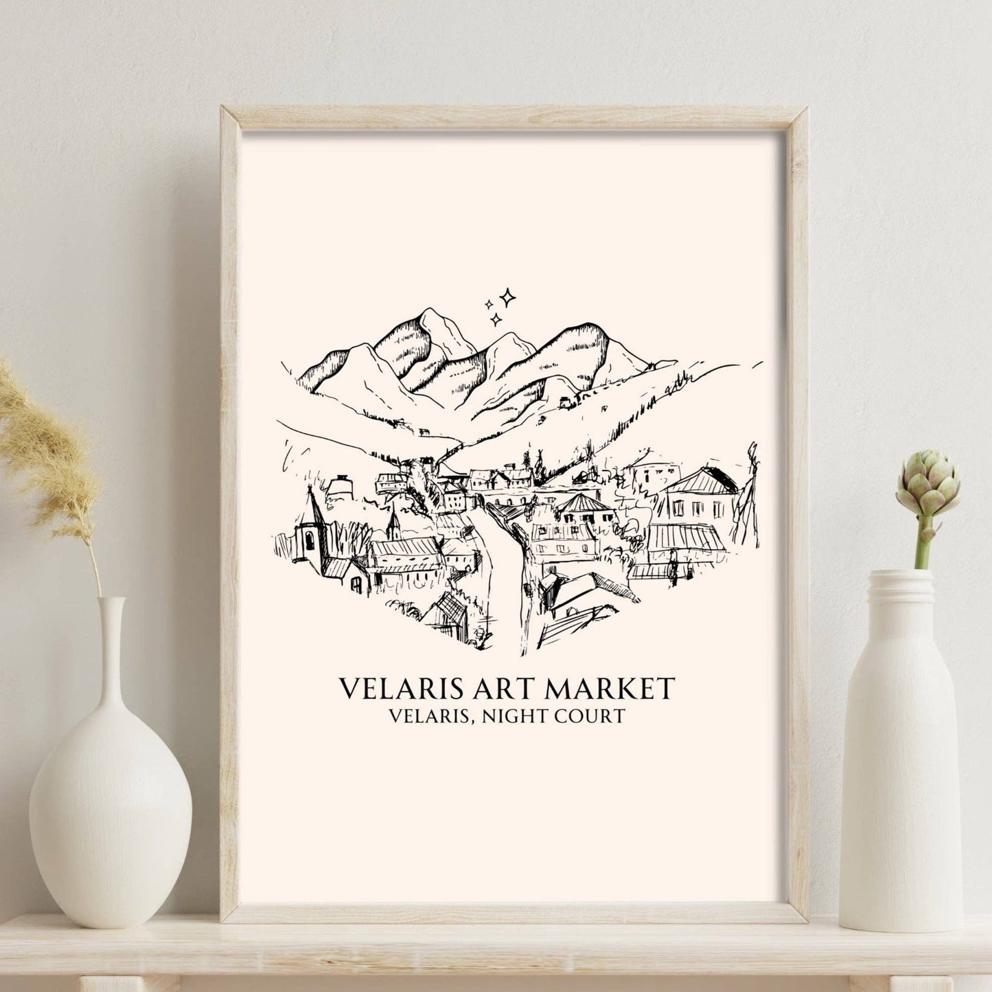 ACOTAR Velaris Art Market Art Print