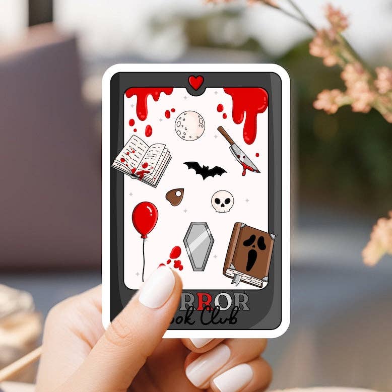 Horror Book Club Tarot Sticker