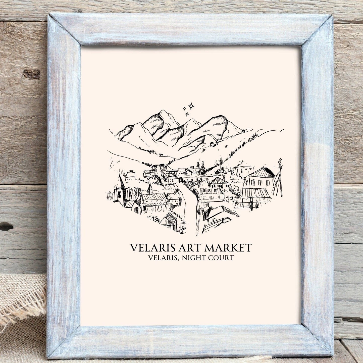 ACOTAR Velaris Art Market Art Print