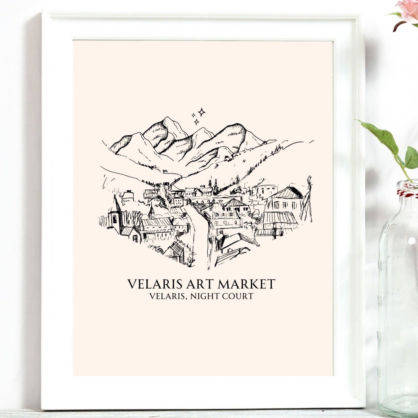 ACOTAR Velaris Art Market Art Print